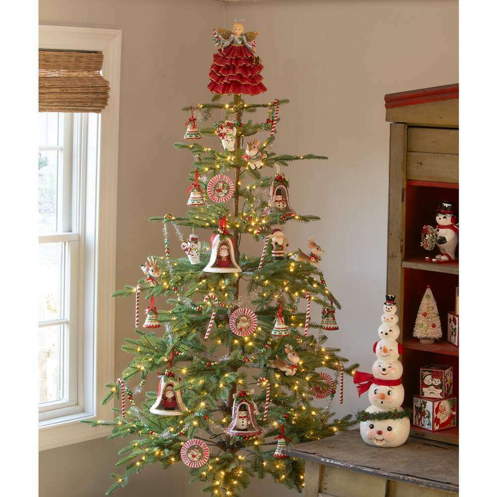 Kitschmas Snowman in Bell | Bethany Lowe | Christmas Decor