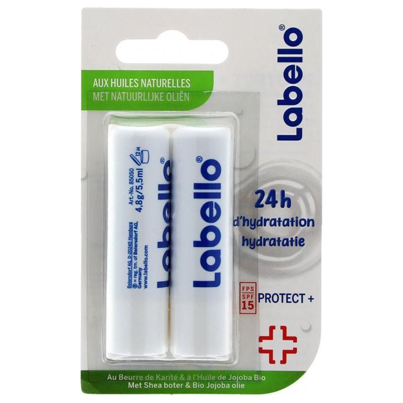 Labello Protect+ 24h Hydratation SPF 15 2x4.8g