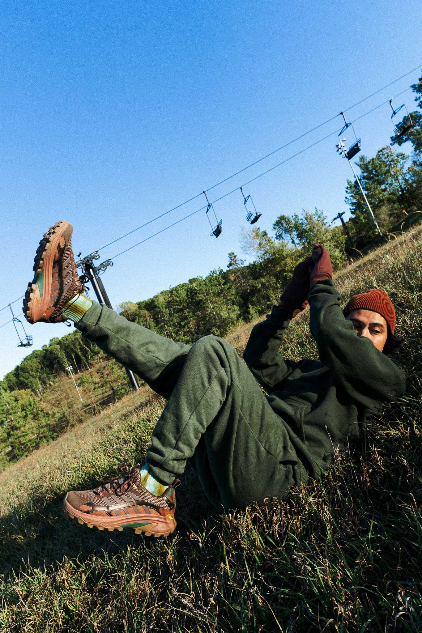 Joggers in Forest