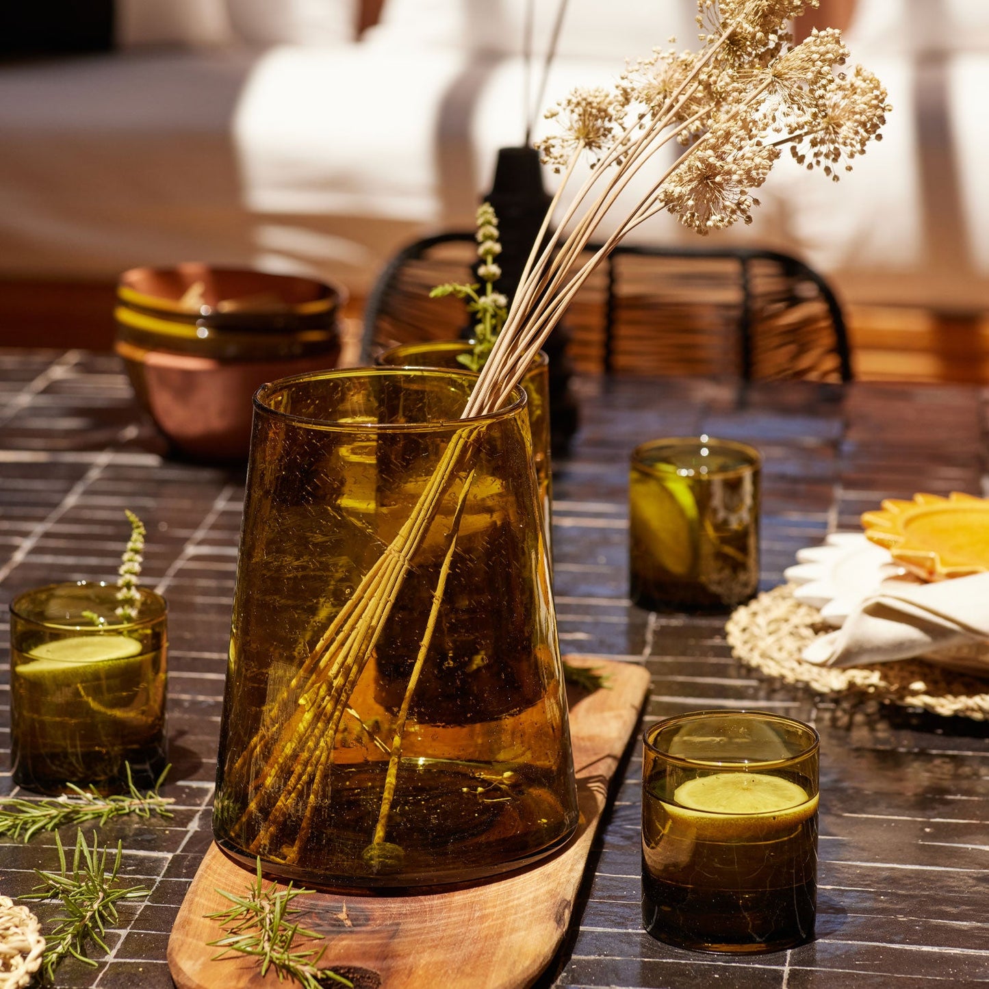 Moroccan Handblown Classic Short Glass