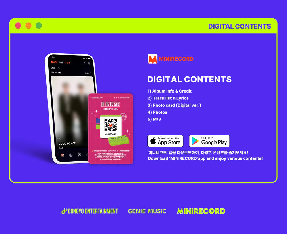 Nine To Six 1st Single Album - Good To You