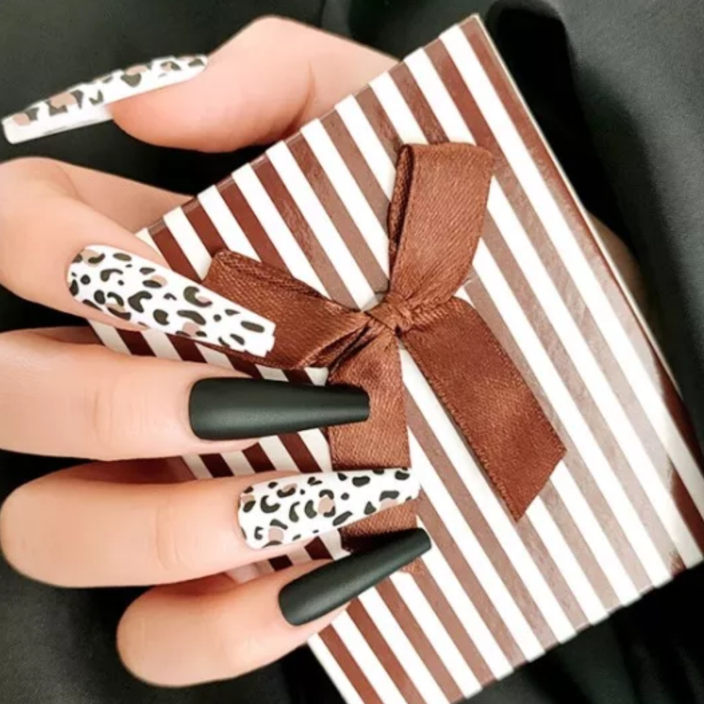 Extra Long Coffin Press on Nails