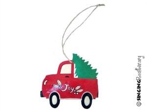Old Time Christmas Car Ornaments