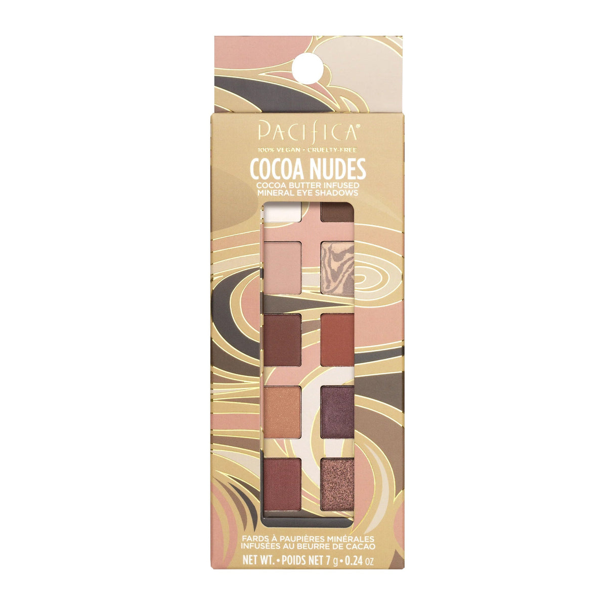 Pacifica COCOA NUDES Cocoa Butter Infused Mineral Eye Shadows - New