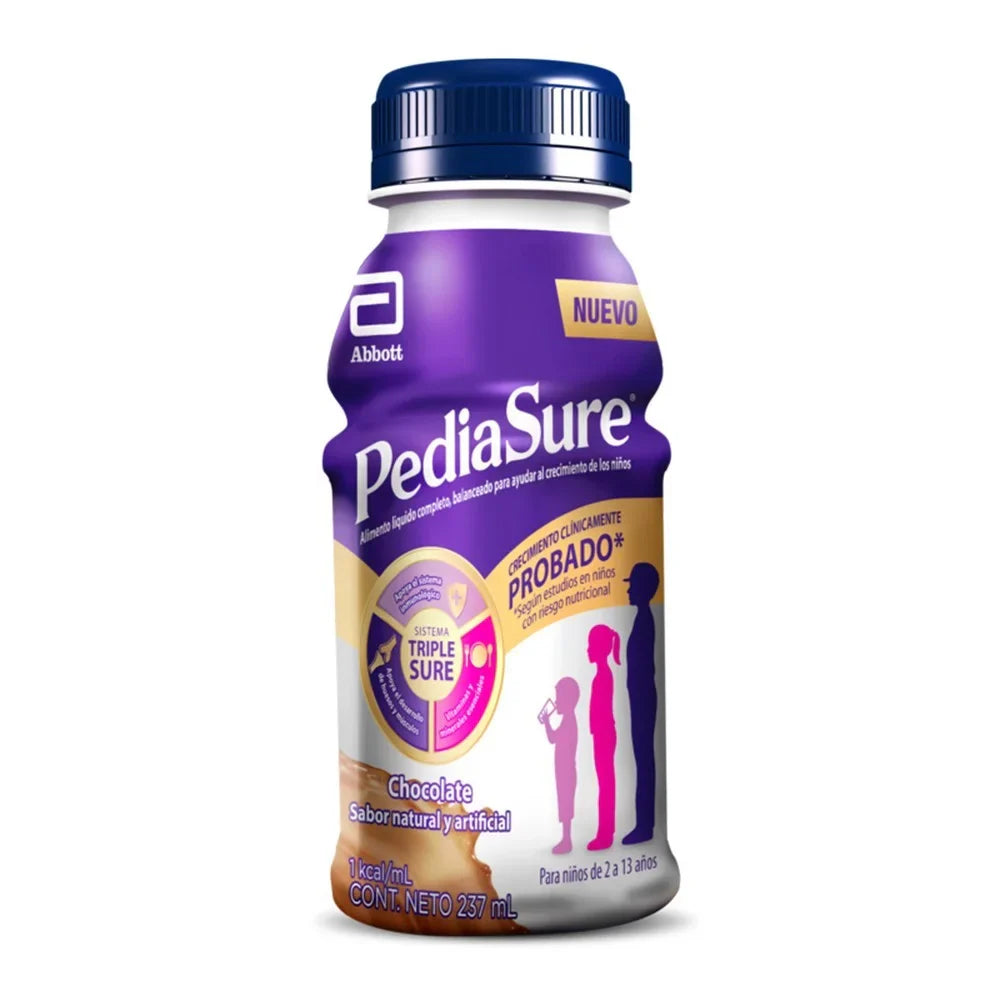 Pediasure MRI Chocolate 237ml - Box of 24 pieces.