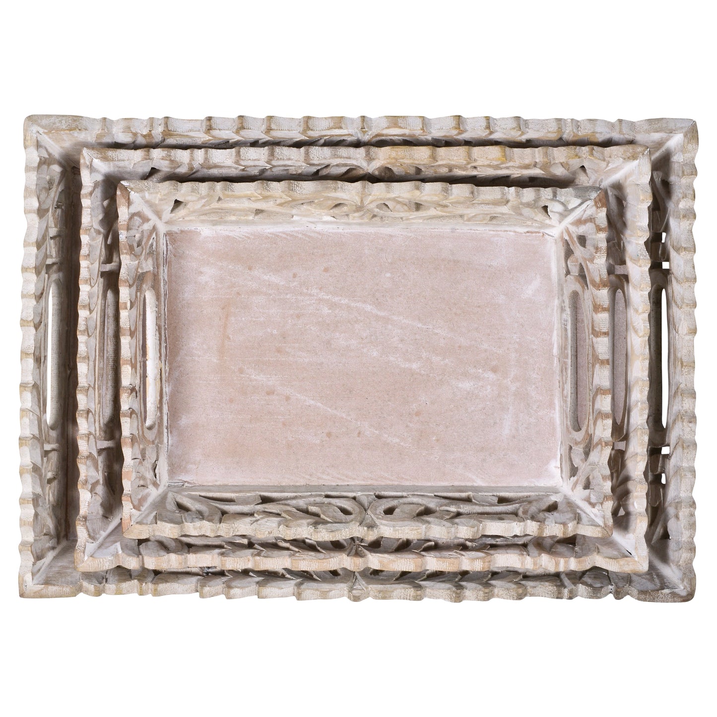 Wisteria Wood Serving in Whitewash (Medium)