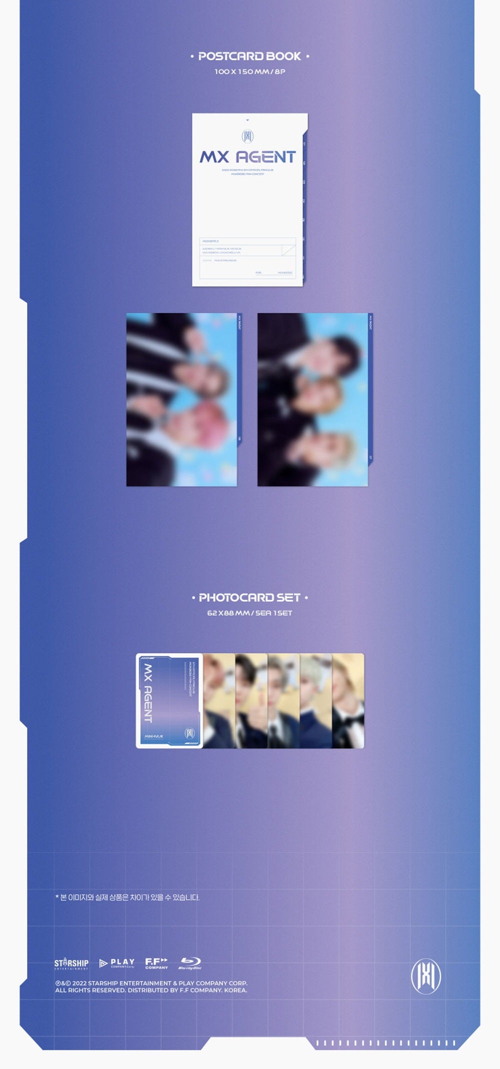 MONSTA X - 2022 6th Official Fanclub Monbebe Fan-Concert Mx Agent: Blu-Ray