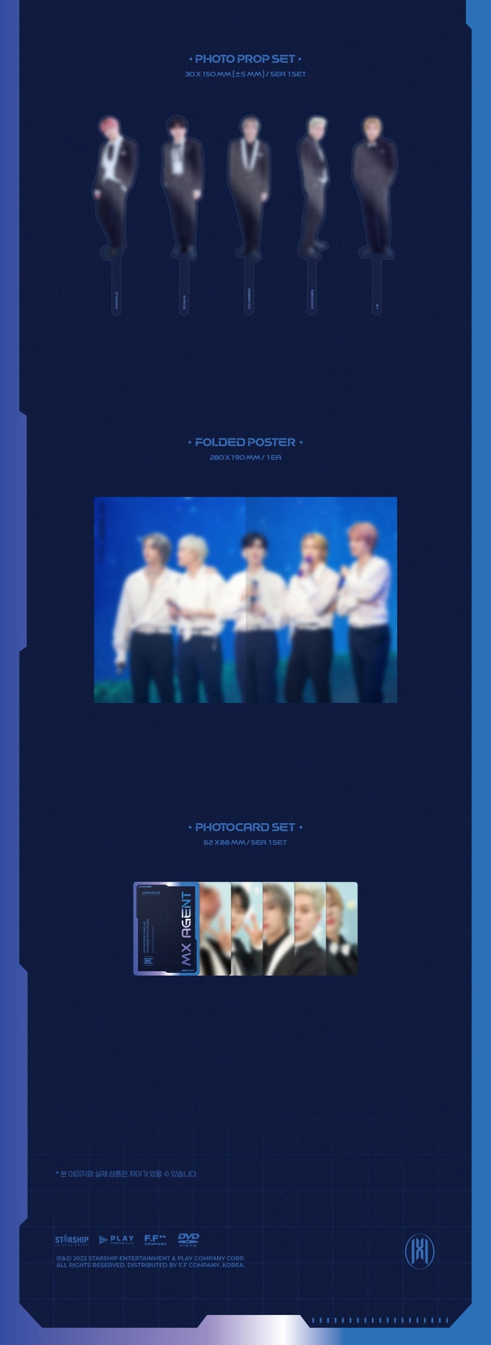 MONSTA X - 2022 6th Official Fanclub Monbebe Fan-Concert Mx Agent: DVD