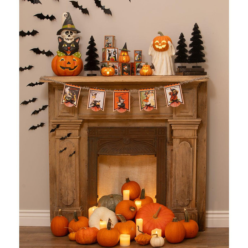 Pumpkin Witch Luminary by Bethany Lowe Designs