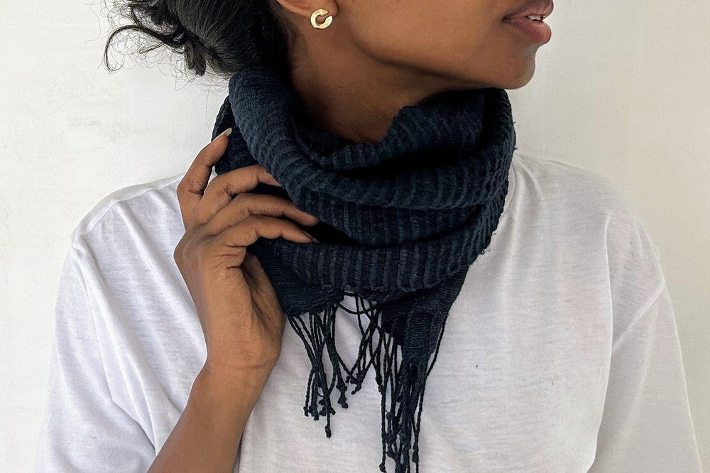 Queen Saba Handwoven Ethiopian Silk Scarf