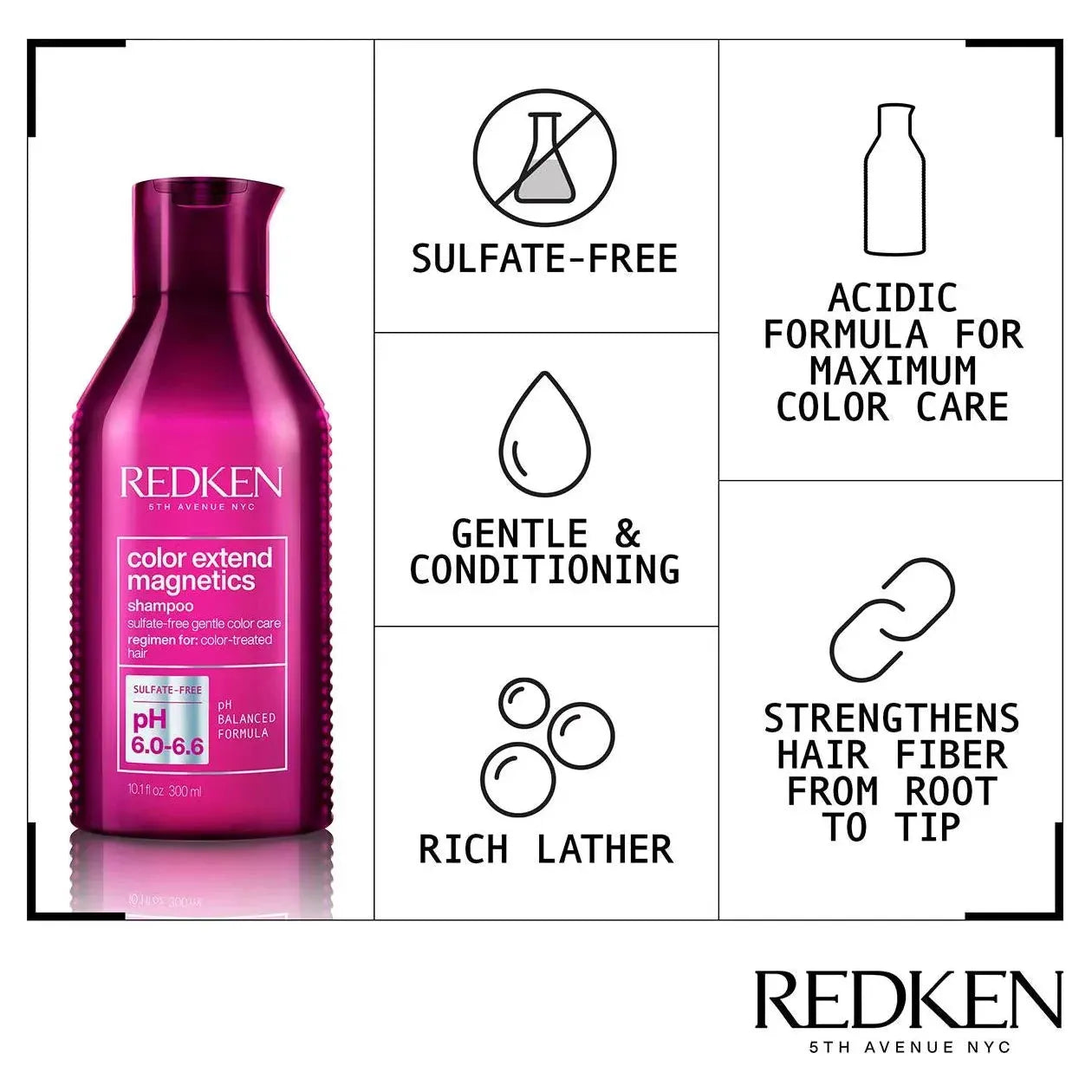 Redken Color Extend Magnetics Shampoo 10.1 oz