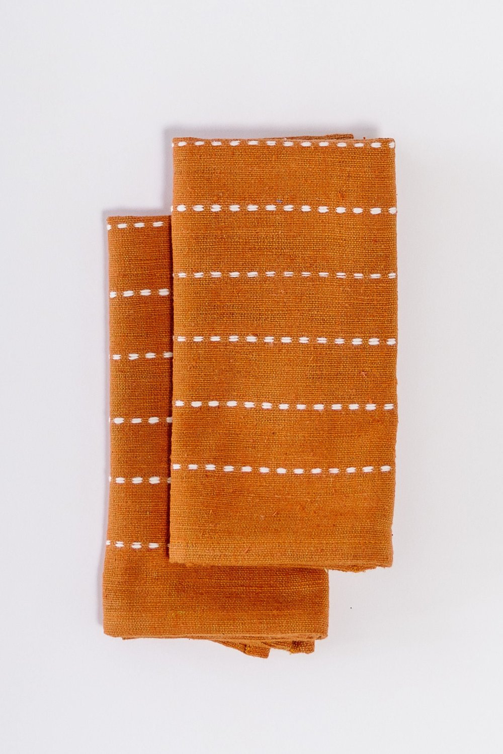 Rift Valley Handwoven Ethiopian Cotton Cocktail Napkins | Set of 2