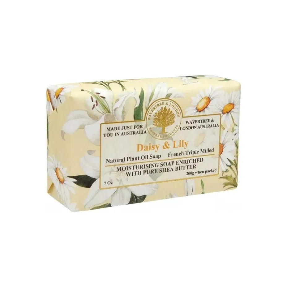 Wavertree & London Daisy & Lily Natural Soap 7 Oz