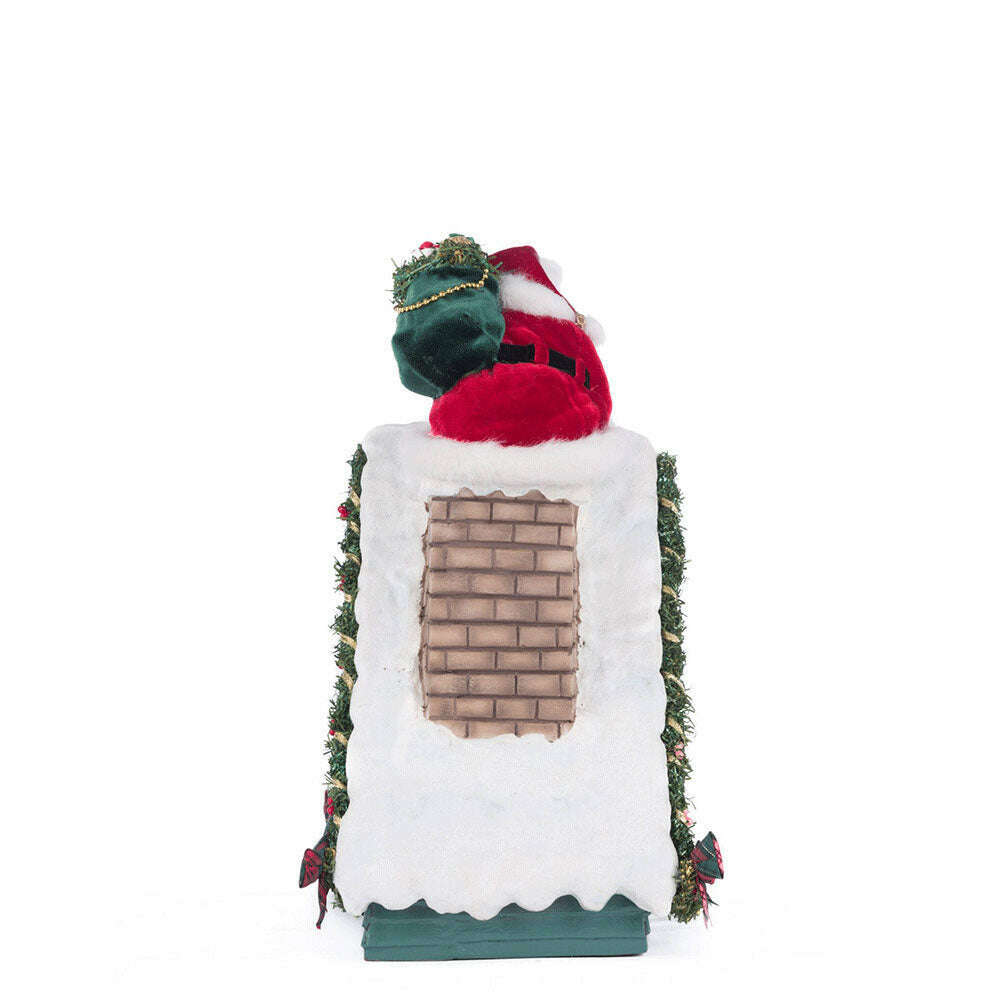 Santa In Chimney Christmas Countdown by Katherine's Collection