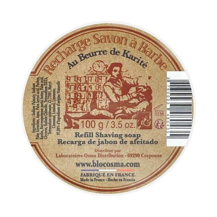 Osma Shaving Soap with Shea Butter Refill 3.5Oz