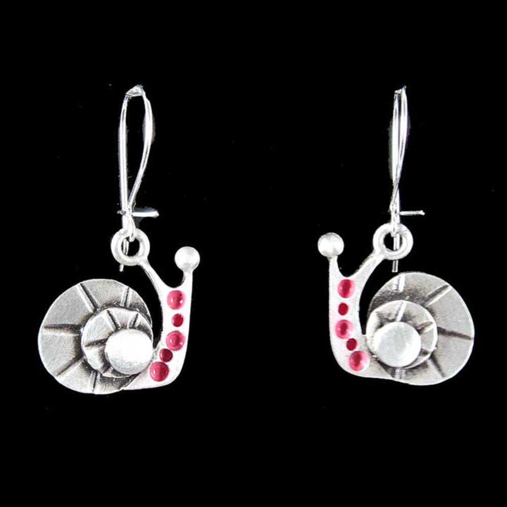 Snail Earrings by Chickenscratch