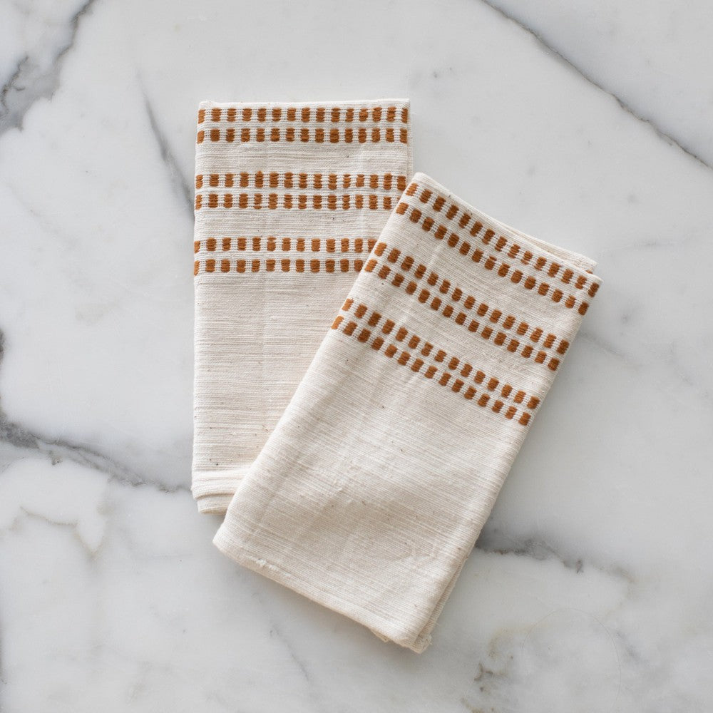 Sodo Handwoven Ethiopian Cotton Napkins | Set of 2