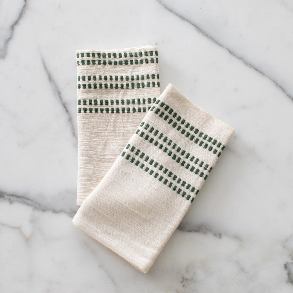 Sodo Handwoven Ethiopian Cotton Napkins | Set of 2