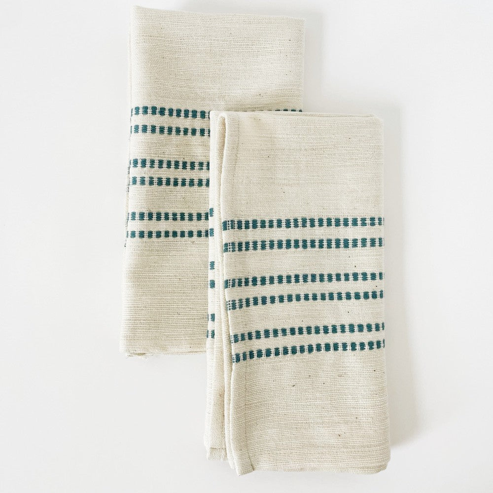 Sodo Handwoven Ethiopian Cotton Napkins | Set of 2