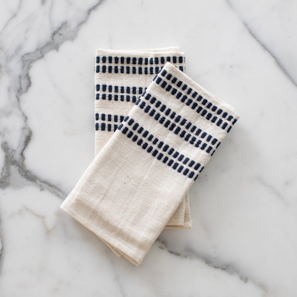 Sodo Handwoven Ethiopian Cotton Napkins | Set of 2