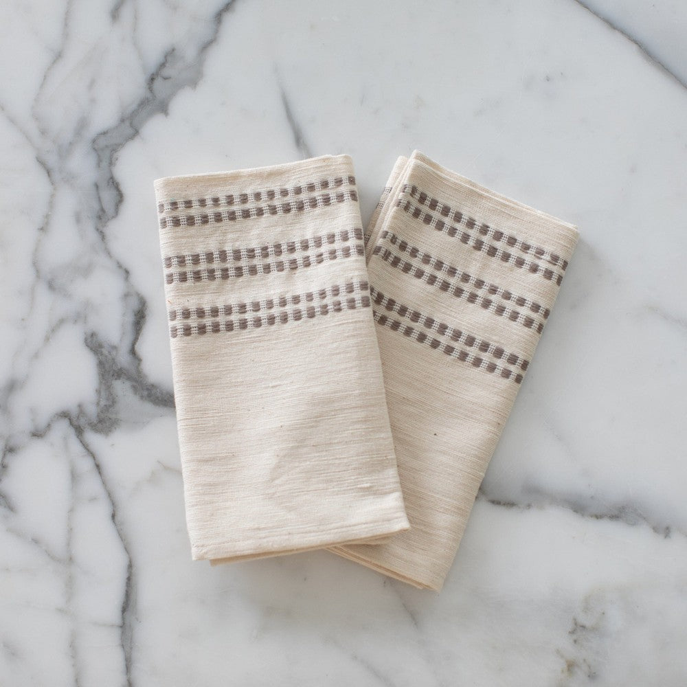 Sodo Handwoven Ethiopian Cotton Napkins | Set of 2