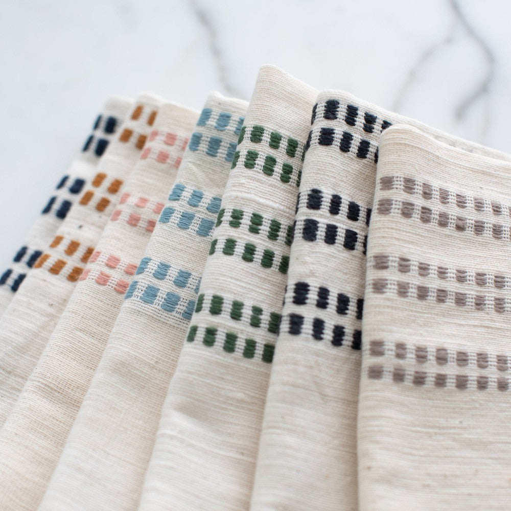 Sodo Handwoven Ethiopian Cotton Napkins | Set of 2