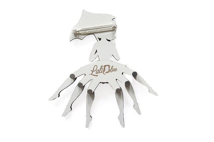 Spider Woman Halloween Brooch by Laliblue