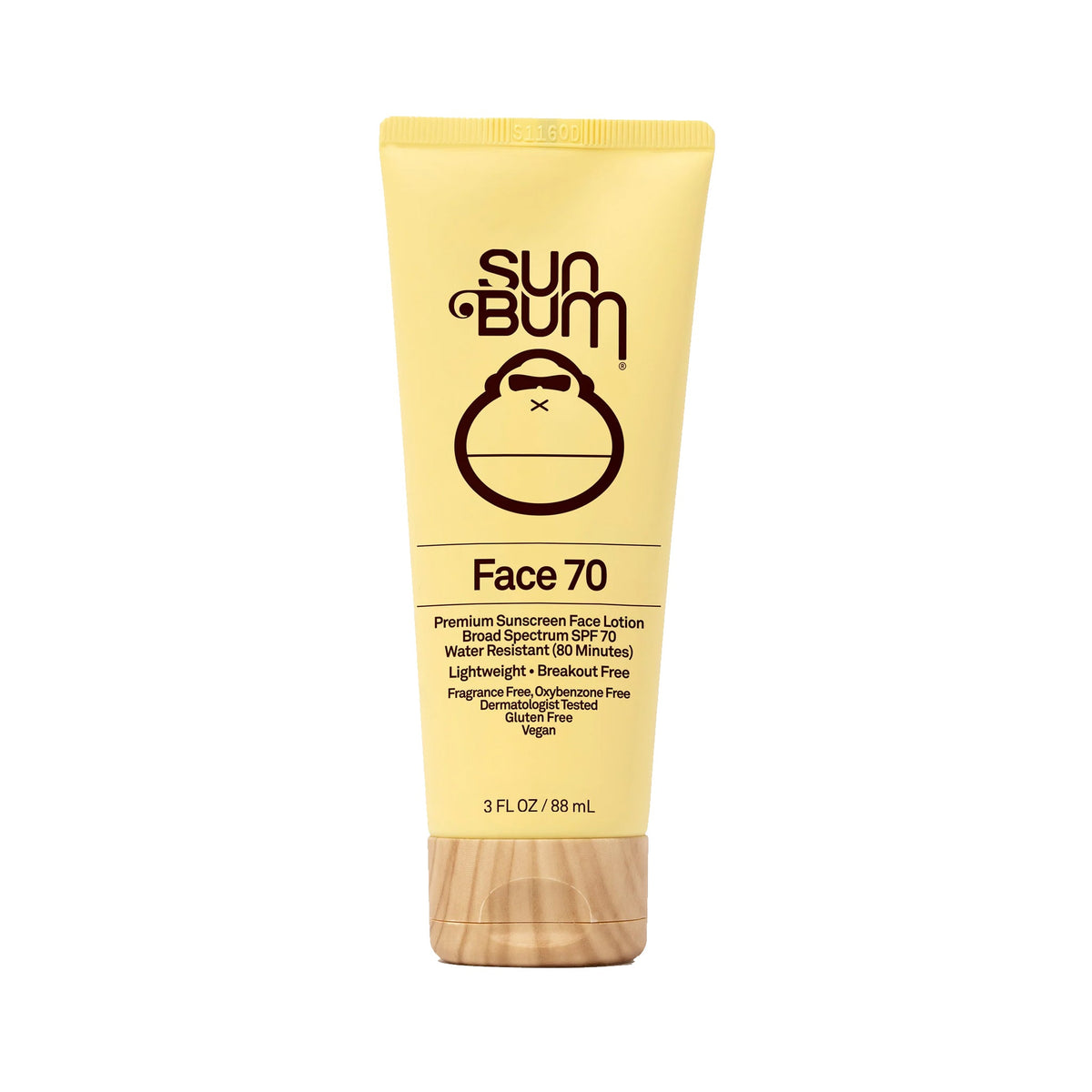 Sun Bum Premium Face Moisturizing Sunscreen Lotion SPF 70 3oz - New
