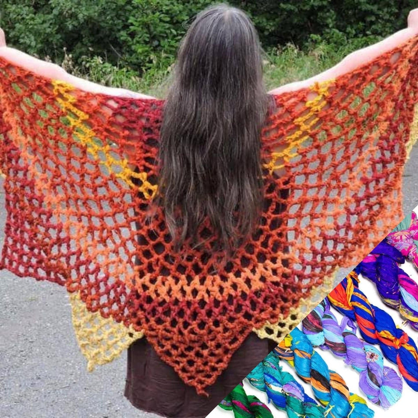 Sunburst Shawl - Crochet Kit