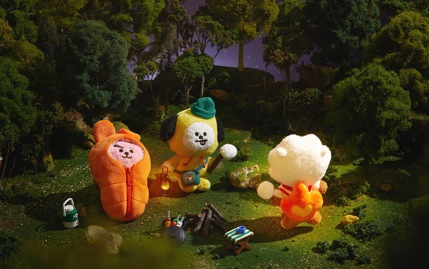 BTS x BT21 Official Green Planet Bag Charm Doll - Osadia Concept Store
