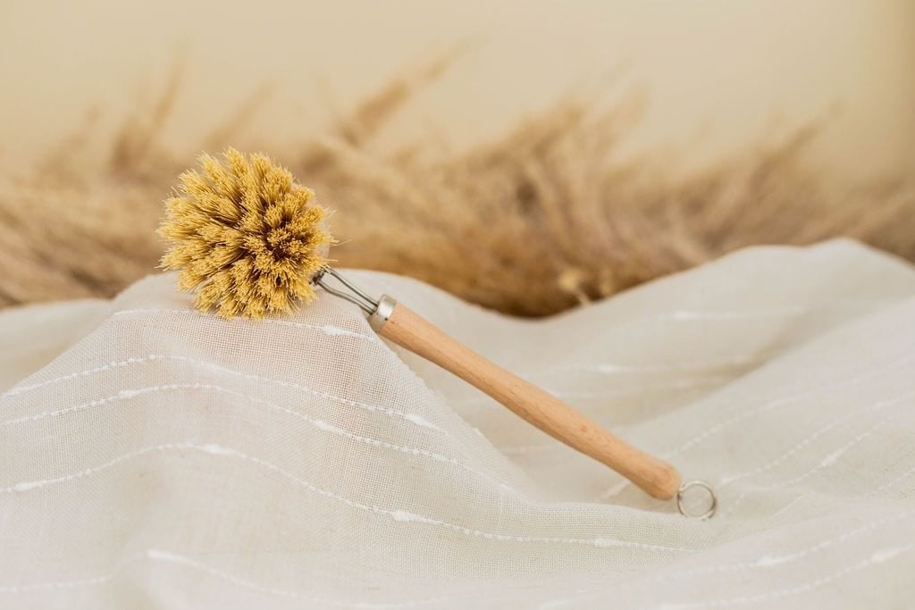 Beechwood Long Handle Dish Brush