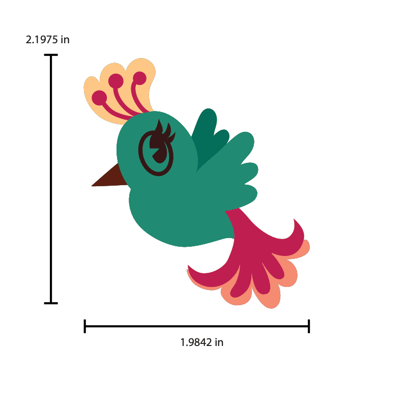 Tiki Tweetie Brooch by Miss Fluff x Lipstick & Chrome