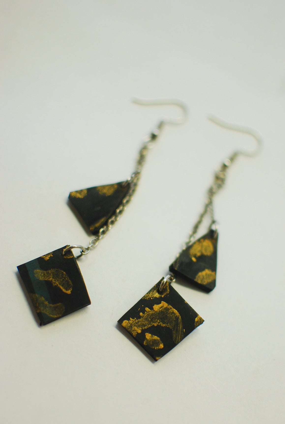 Upcycled Inner Tube Earrings