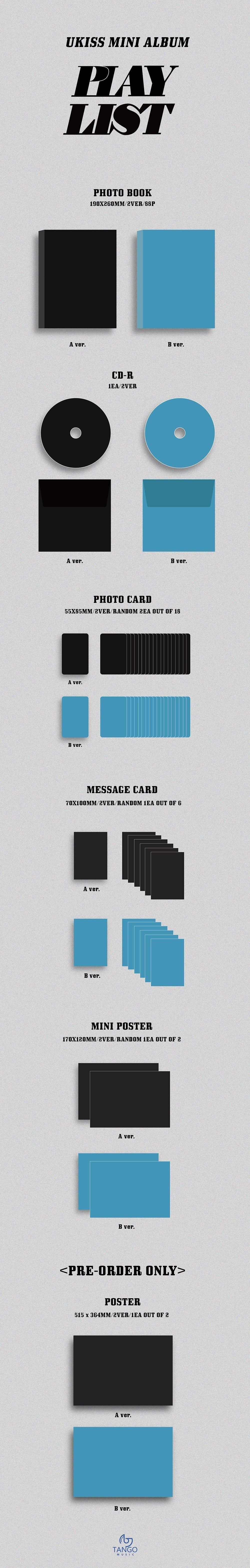 U-Kiss Mini Album - Play List