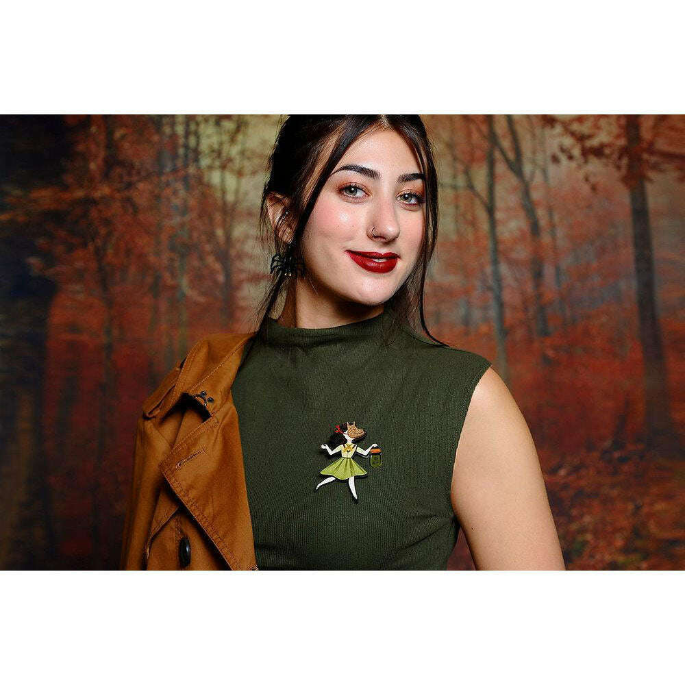 Wolf Scout Brooch by Laliblue | PRE-ORDER SHIPS IN 2-3 WEEKS