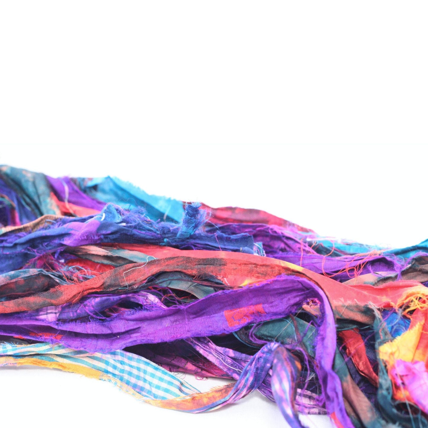 Tie Dyed Gems: Small Batch Sari Ribbon