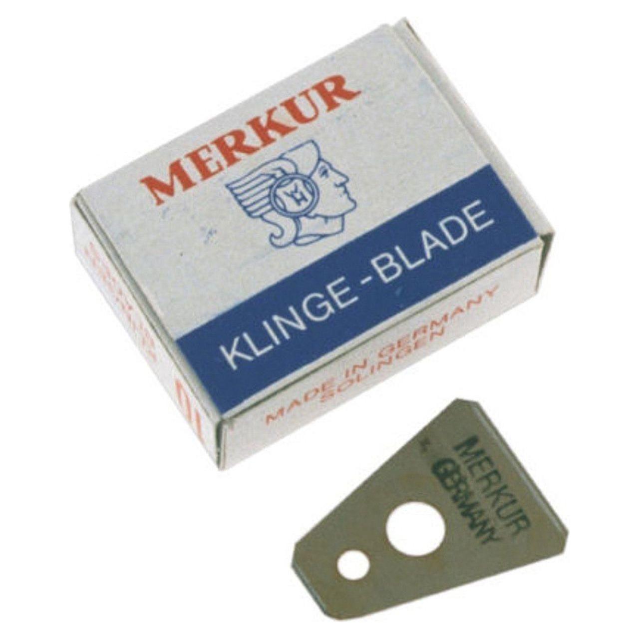 Merkur Moustache And Eyebrow Razor Blades 10-Pack