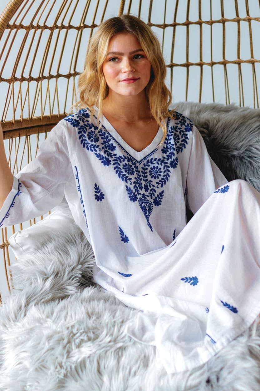 Parama Embroidered Caftan - Osadia Concept Store