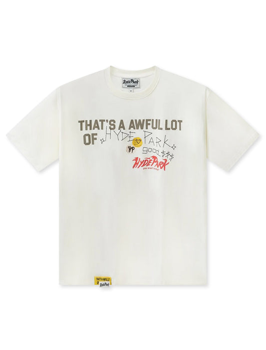 Hyde Park x ALOCS Stickered Up Tee - White