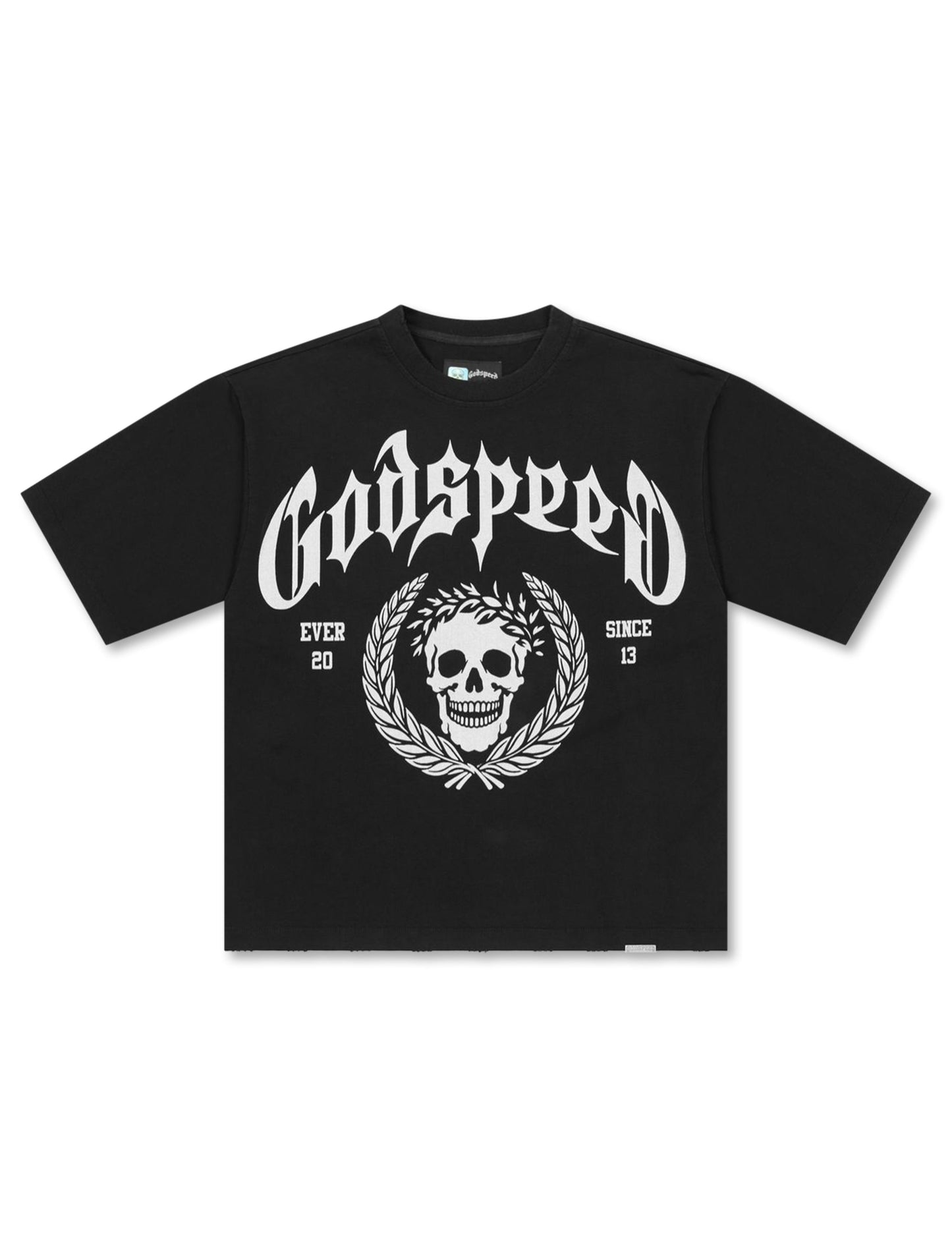Godspeed Victor Crest Boxy Tee - Black