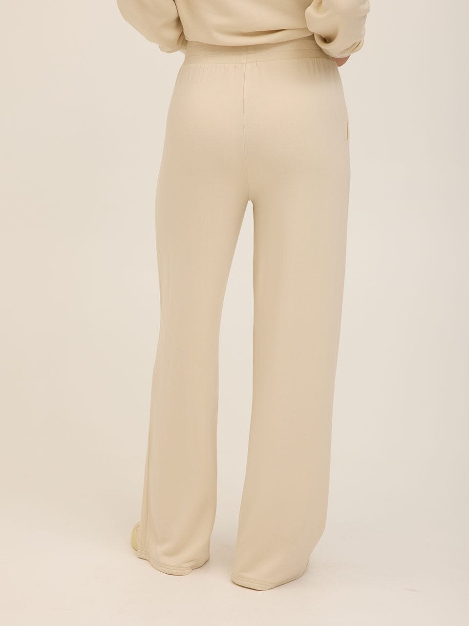 Esmeralda Feather Fleece Wide Leg Pant