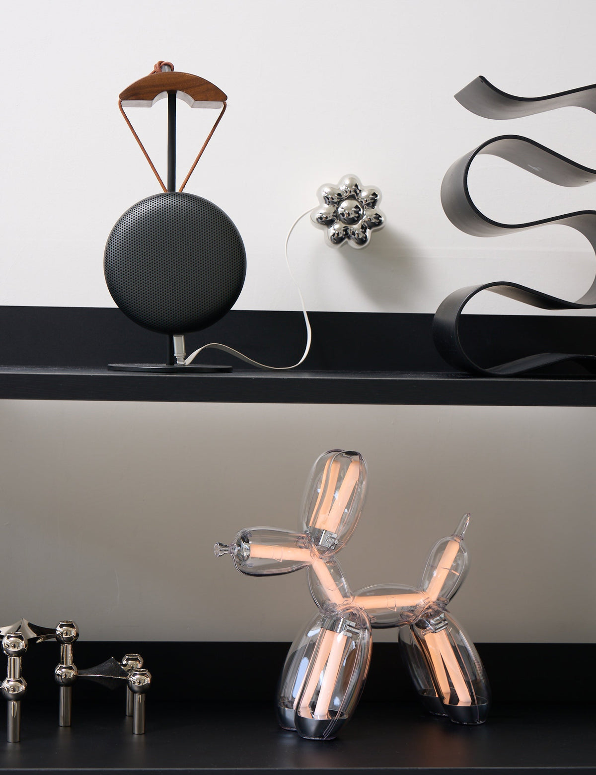 Flower Objet (Chrome Silver)