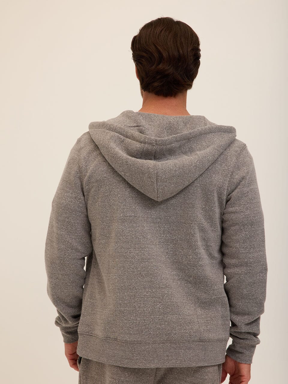 Triblend Zip Fleece Hoodie