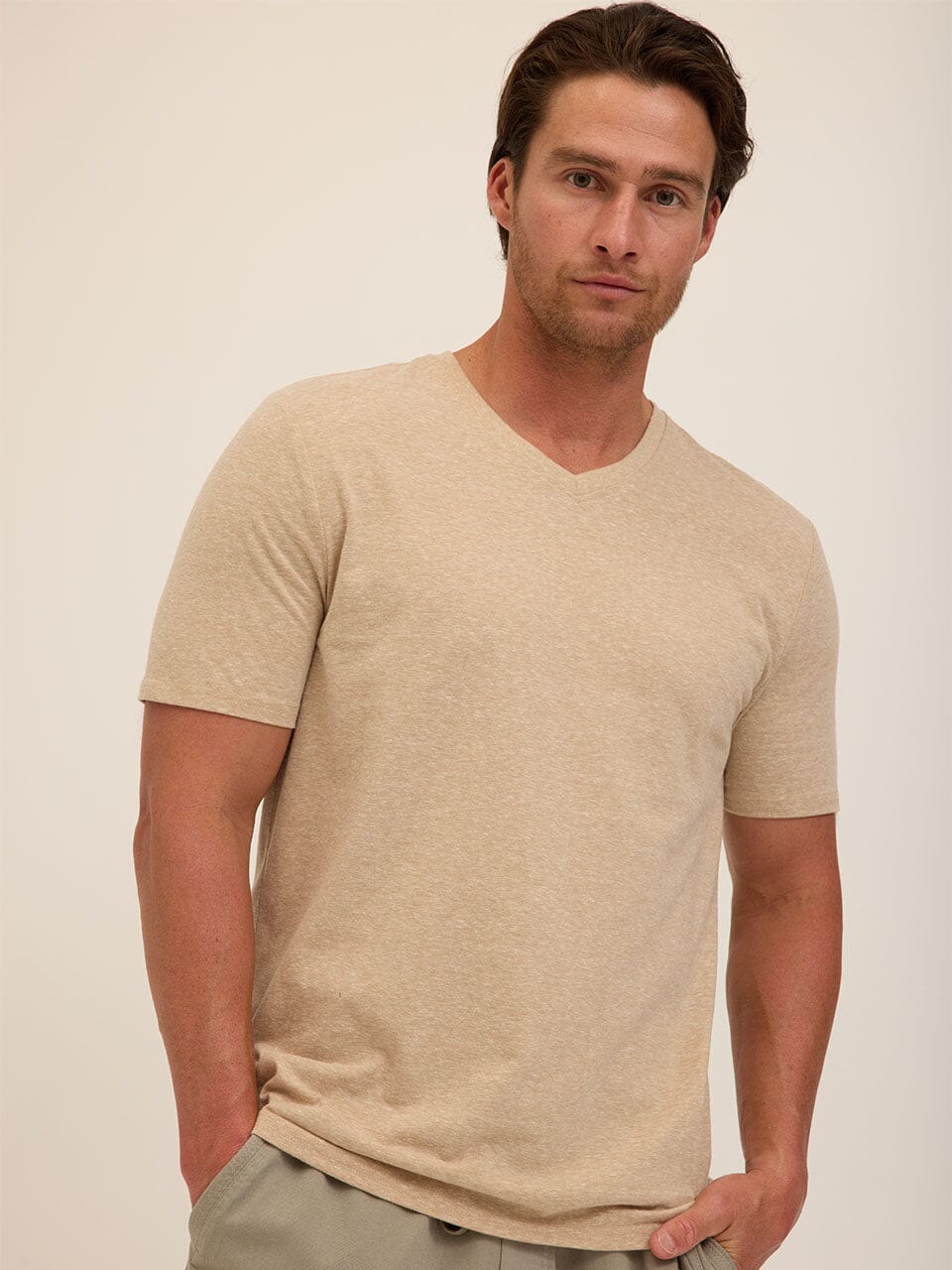 Triblend V-Neck Tee