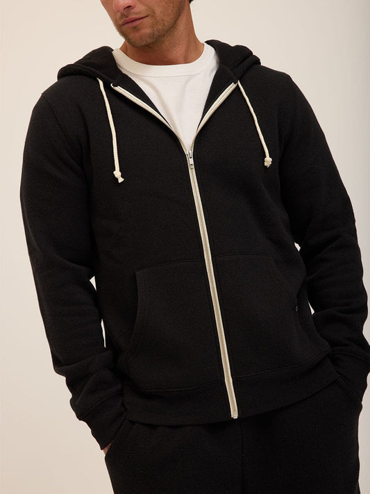 Triblend Zip Fleece Hoodie