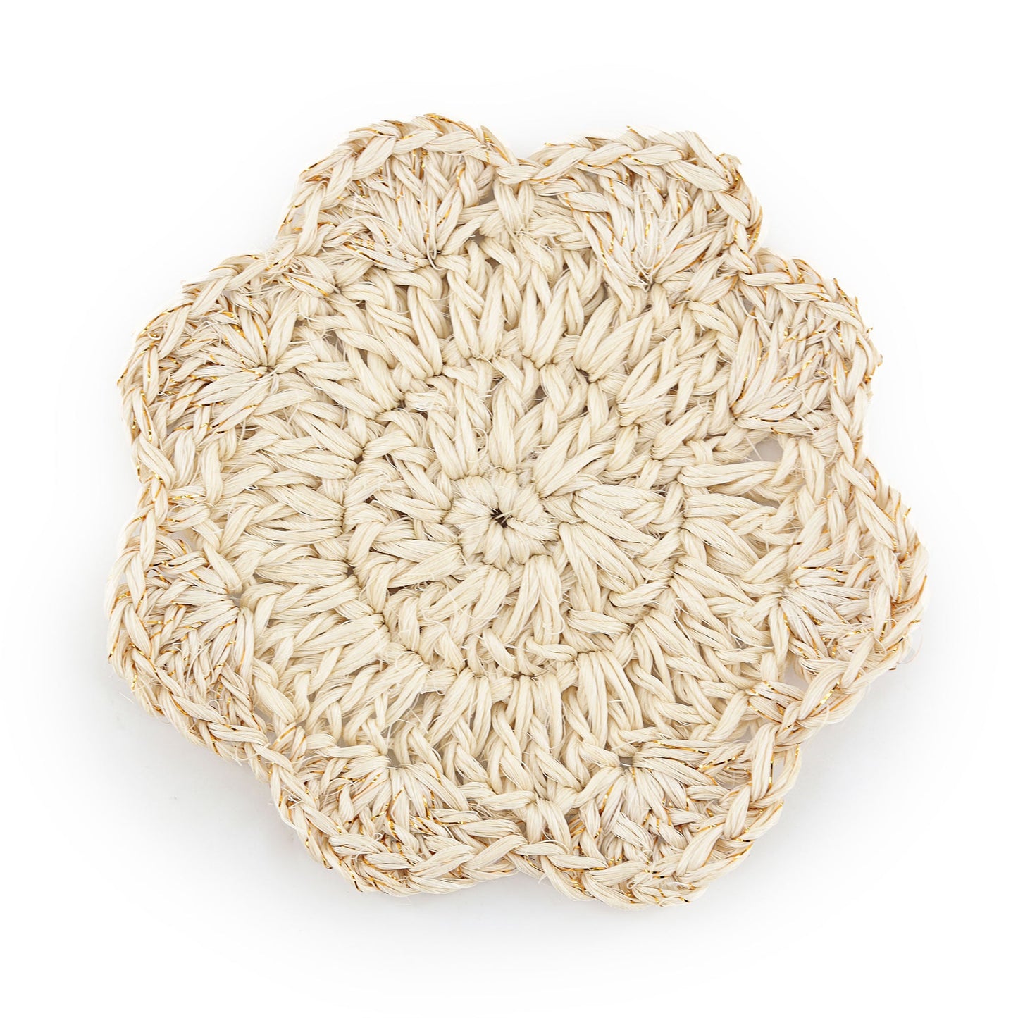 S/4 Hand Crocheted Coasters - Verbena