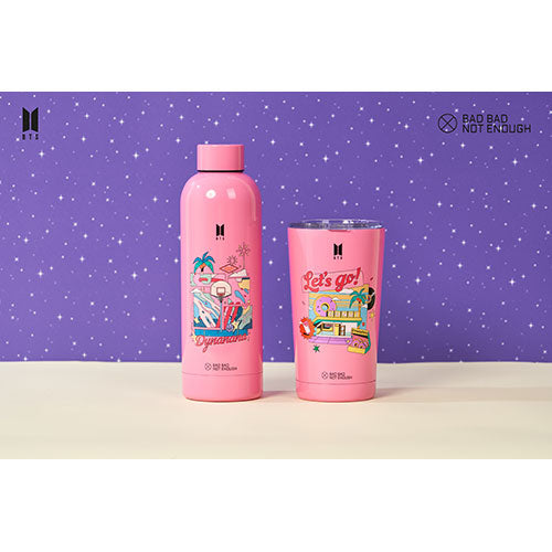 BTS x Bbne Dynamite - Water Tumbler And Water Bottle