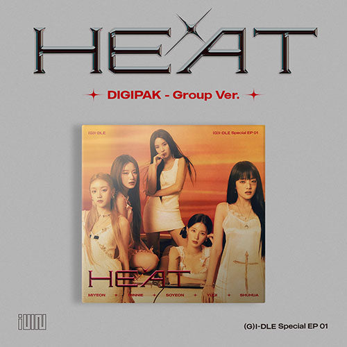 (G)I-DLE Special Album - Heat (Digipak Group Ver.)