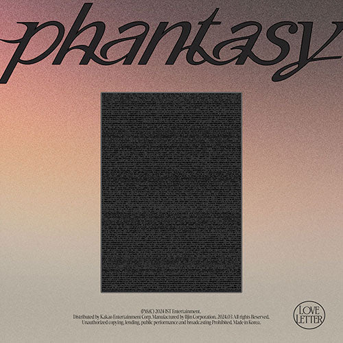 The Boyz 2nd Full Album  - Phantasy Pt.3 Love Letter