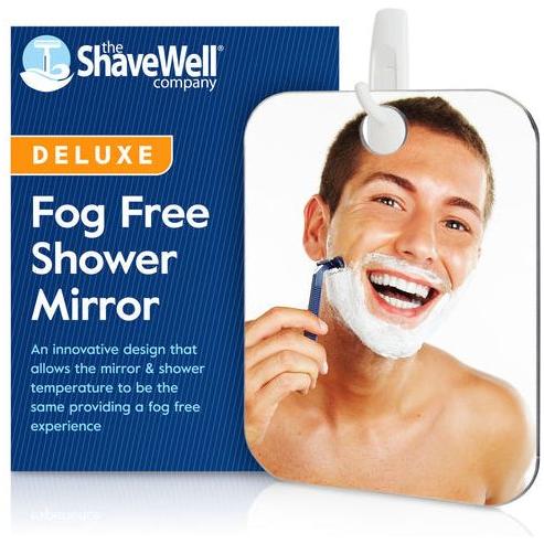 The Shave Well Company Deluxe Shave Well Fog Free Shower Mirror